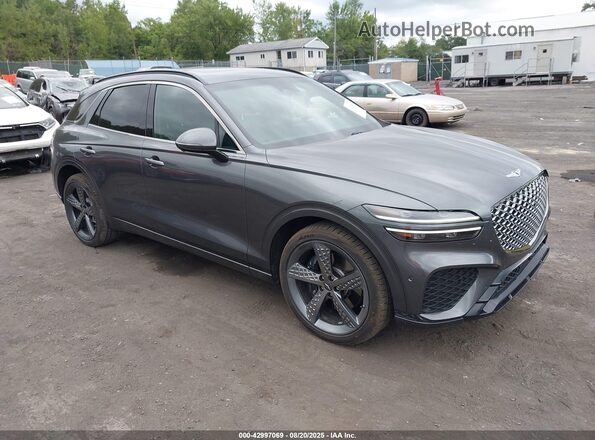 KMUMCDTC0NU011907 2022 GENESIS GV70 Gray Przód prawy