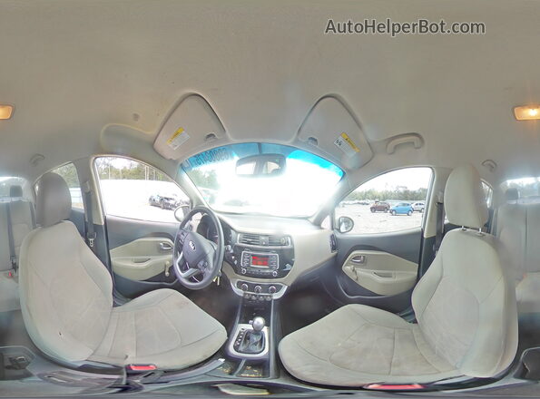 KNADM4A32H6115758 2017 KIA RIO White VIN կոդի պիտակի տեսք