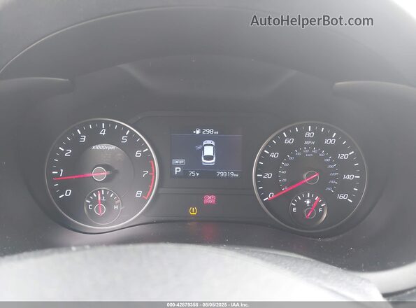 KNAE15LA0L6084162 2020 KIA STINGER Gray Widok tylnych siedzeń