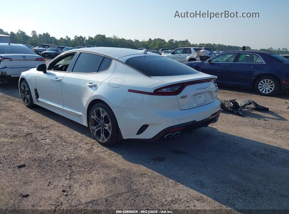 KNAE15LA8L6086936 2020 KIA STINGER White უკანა მარცხენა