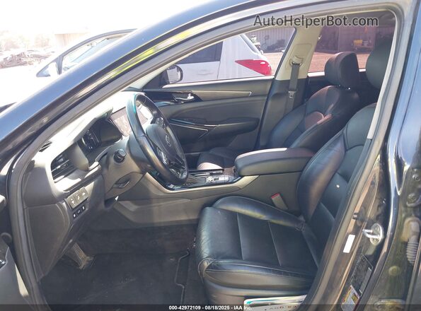 KNALC4J16L5231007 2020 KIA CADENZA Dark Blue Widok wnętrza z przodu