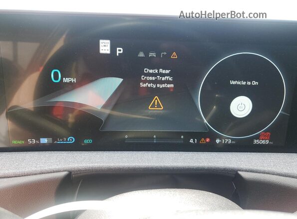 KNDC34LA6N5060116 2022 KIA EV6 Gray Սարքավորումների վահանակի տեսք
