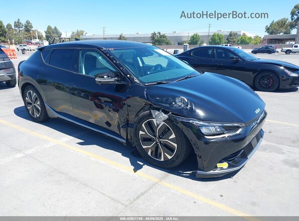 KNDC3DLC7N5032035 2022 KIA EV6 Черный Передняя правая четверть
