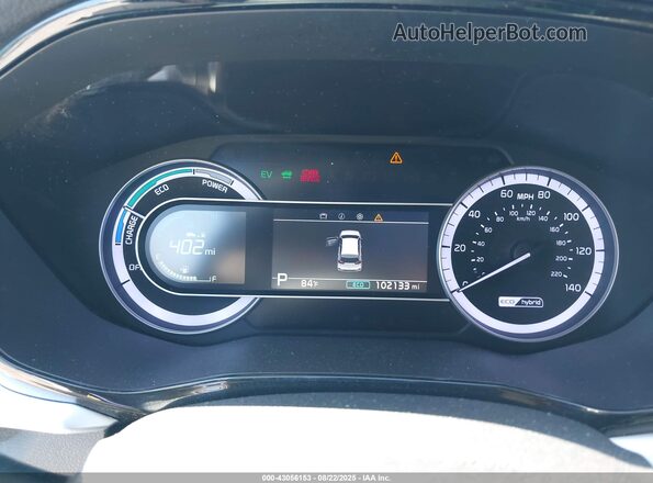 KNDCB3LC7L5427150 2020 KIA NIRO White Widok tylnych siedzeń