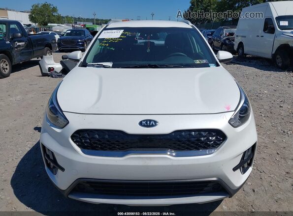 KNDCB3LC7L5427150 2020 KIA NIRO White Widok zestawu wskaźników