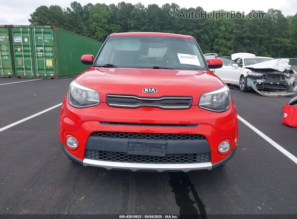 KNDJP3A59J7593975 2018 KIA SOUL Красный Вид щитка приборов