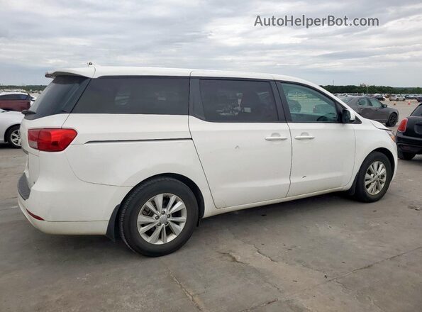 KNDMB5C13J6378857 2018 KIA SEDONA Белый Задняя правая четверть