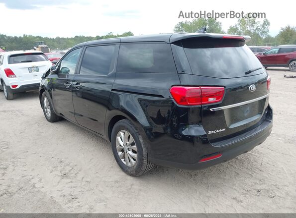 KNDMB5C17M6662514 2021 KIA SEDONA Черный Задняя левая четверть