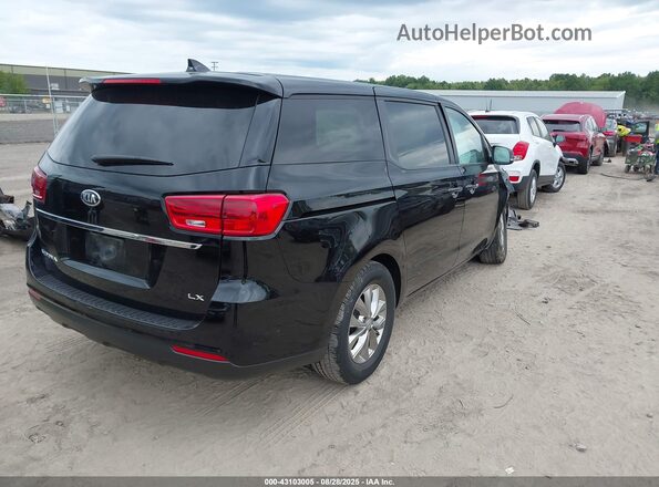 KNDMB5C17M6662514 2021 KIA SEDONA Черный Задняя правая четверть