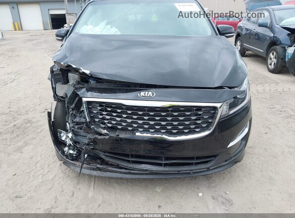 KNDMB5C17M6662514 2021 KIA SEDONA Черный Вид спереди