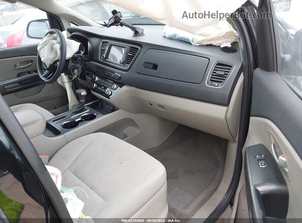 KNDMB5C17M6662514 2021 KIA SEDONA Черный Вид салона спереди