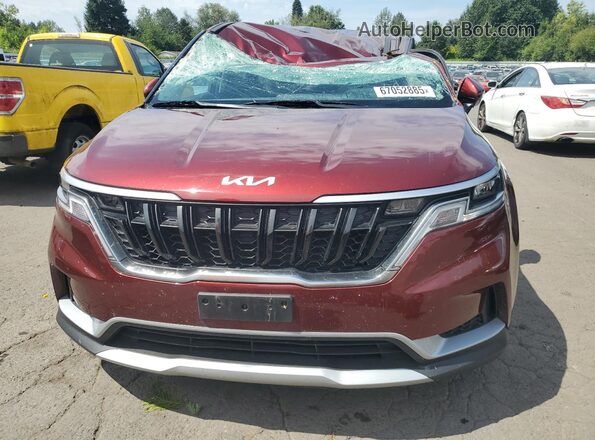 KNDNB4H33R6442903 2024 KIA CARNIVAL Бордовый Вид спереди