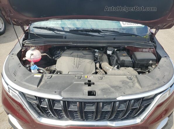KNDNB4H33R6442903 2024 KIA CARNIVAL Бордовый Вид подкапотного пространства