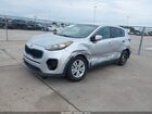 2018 Kia Sportage Lx Silver vin: KNDPM3AC2J7341244