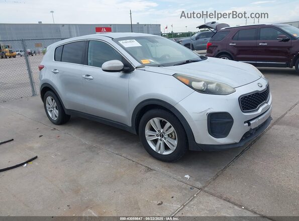 KNDPM3AC2J7341244 2018 KIA SPORTAGE Silver Przód prawy