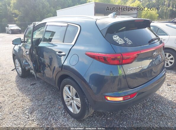 KNDPM3AC3J7420342 2018 KIA SPORTAGE Blue Задня ліва чверть