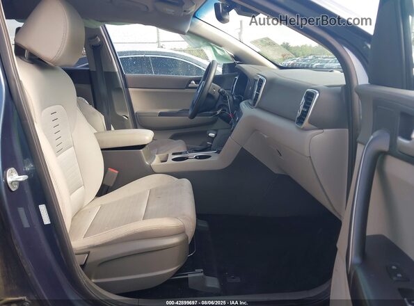 KNDPM3AC3J7420342 2018 KIA SPORTAGE Blue Вид салону спереду