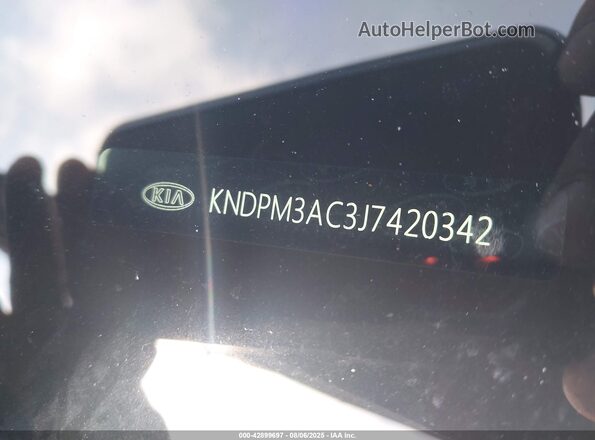 KNDPM3AC3J7420342 2018 KIA SPORTAGE Blue Вид підкапотного простору