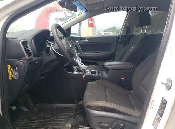 KNDPM3AC3J7447766 2018 KIA SPORTAGE White წინა სალონის ხედი
