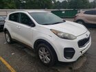 2018 Kia Sportage Lx White vin: KNDPM3AC3J7447766
