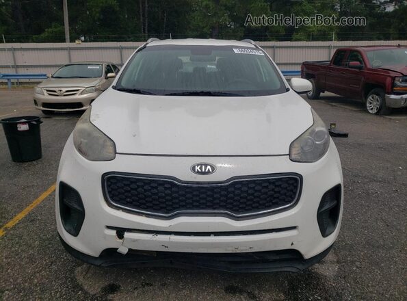 KNDPM3AC3J7447766 2018 KIA SPORTAGE White წინა ხედი