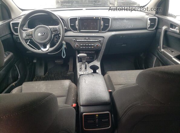 KNDPM3AC3J7447766 2018 KIA SPORTAGE White წინა პანელის ხედი