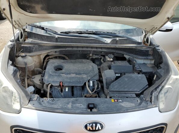 KNDPM3AC4J7354142 2018 KIA SPORTAGE Серый Вид задней части салона