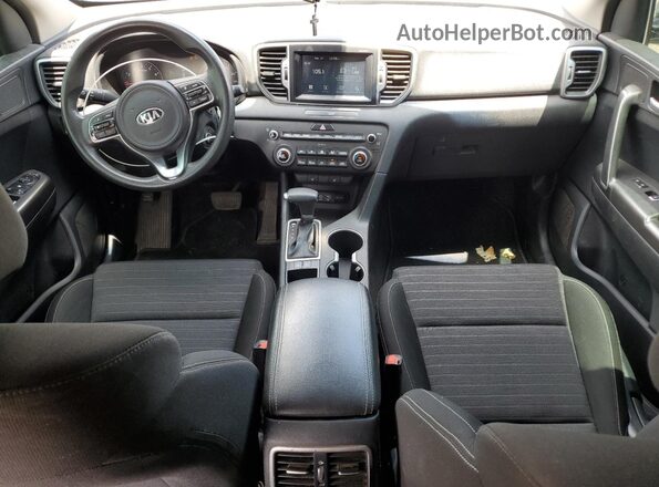 KNDPM3AC4J7354142 2018 KIA SPORTAGE Серый Вид панели приборов
