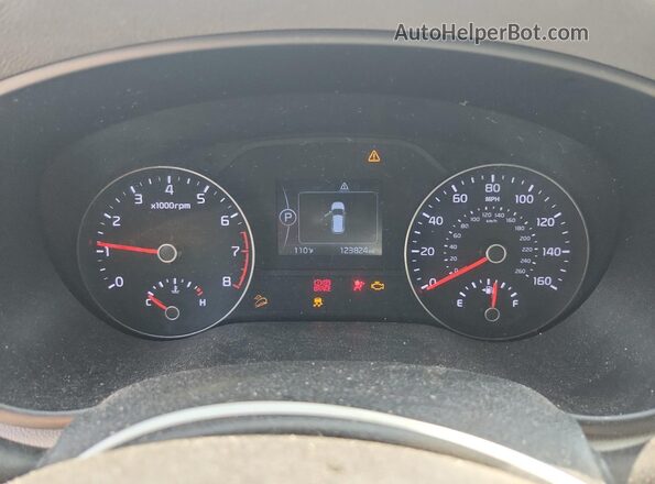 KNDPN3ACXJ7421145 2018 KIA SPORTAGE Black Widok zestawu wskaźników