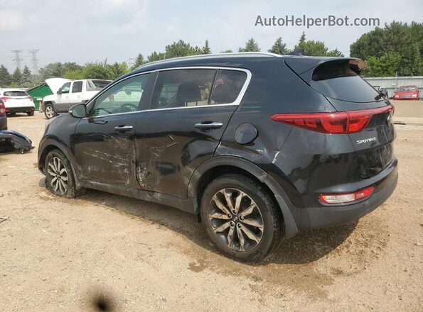 KNDPN3ACXJ7433344 2018 KIA SPORTAGE Black Rear left