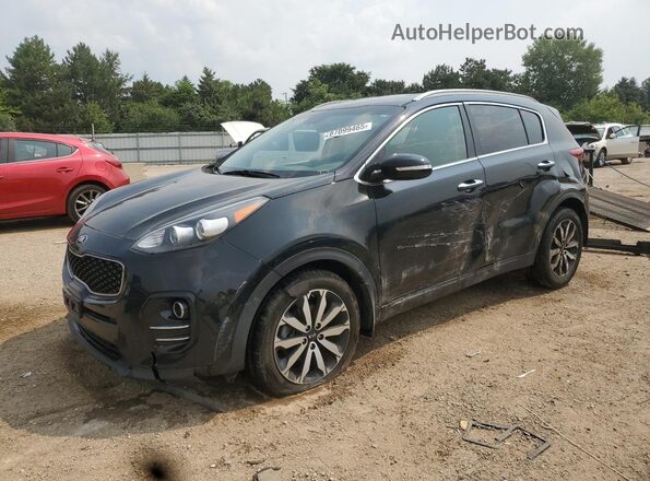 KNDPN3ACXJ7433344 2018 KIA SPORTAGE Black Front left