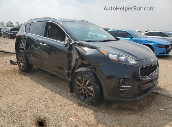 KNDPN3ACXJ7433344 2018 KIA SPORTAGE Black Front right