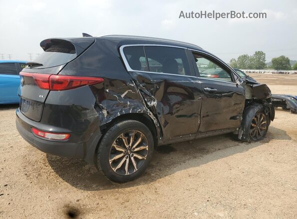 KNDPN3ACXJ7433344 2018 KIA SPORTAGE Black Rear right