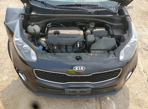KNDPN3ACXJ7433344 2018 KIA SPORTAGE Black Rear interior view