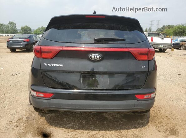 KNDPN3ACXJ7433344 2018 KIA SPORTAGE Black Rear view