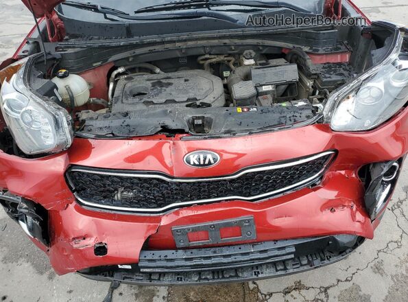KNDPNCAC4J7405247 2018 KIA SPORTAGE Red Widok komory silnika