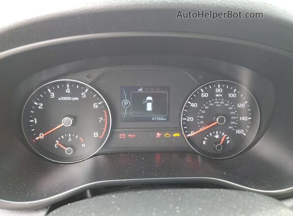 KNDPNCAC4J7405247 2018 KIA SPORTAGE Red Widok zestawu wskaźników