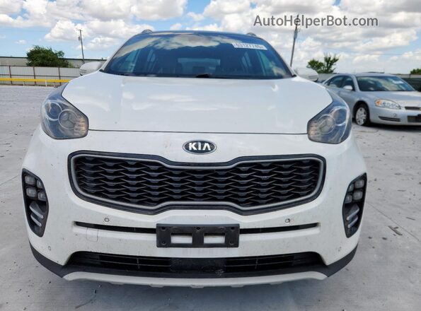 KNDPR3A64J7356288 2018 KIA SPORTAGE Белый Вид спереди