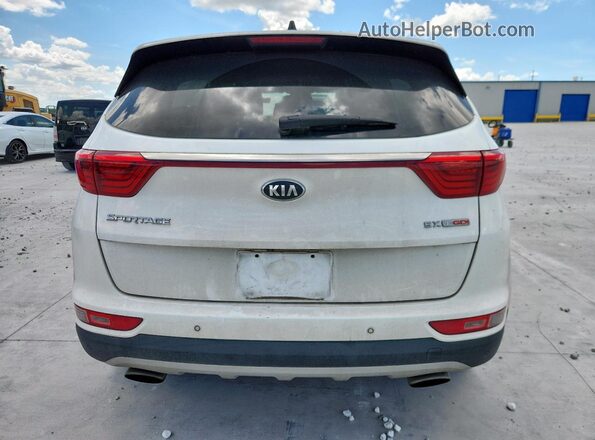 KNDPR3A64J7356288 2018 KIA SPORTAGE Белый Вид сзади