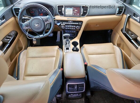 KNDPR3A64J7356288 2018 KIA SPORTAGE Белый Вид панели приборов
