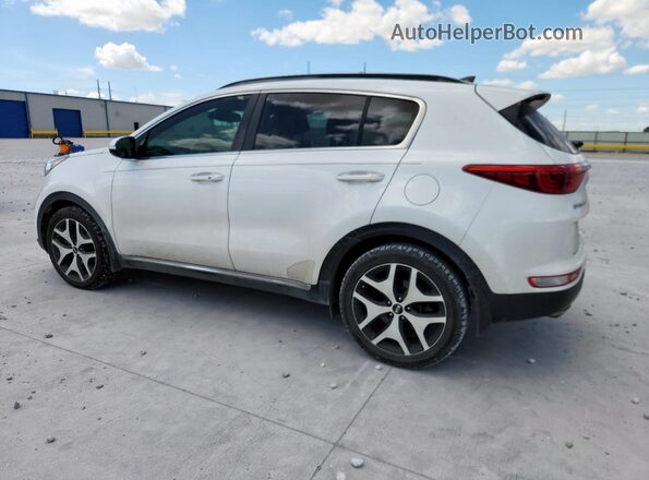KNDPR3A64J7356288 2018 KIA SPORTAGE Белый Задняя левая четверть