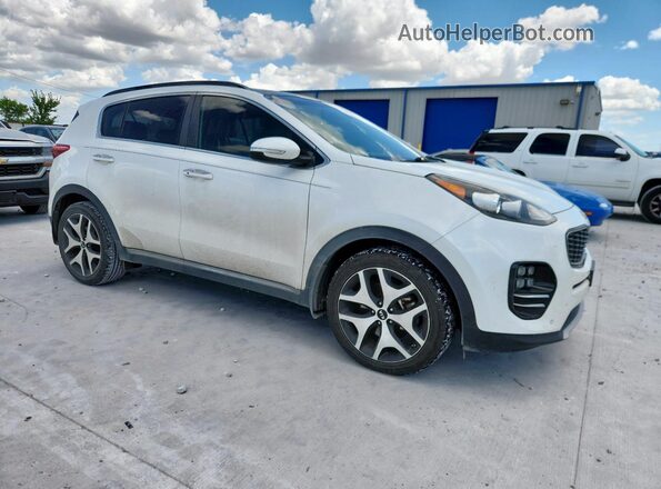 KNDPR3A64J7356288 2018 KIA SPORTAGE Белый Передняя правая четверть