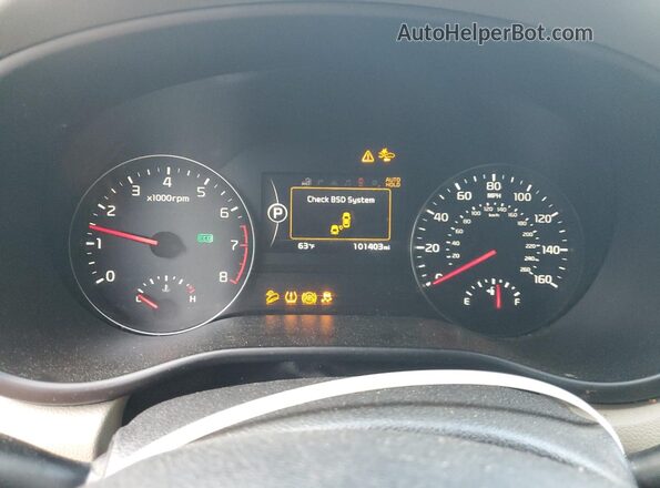 KNDPRCA63J7447326 2018 KIA SPORTAGE Black Widok zestawu wskaźników