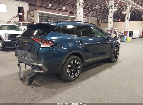 KNDPZDAH1P7097520 2023 KIA SPORTAGE PLUG-IN HYBRID Синий Задняя правая четверть