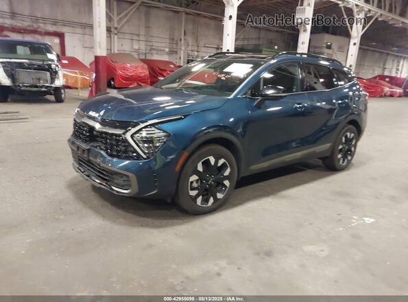 KNDPZDAH1P7097520 2023 KIA SPORTAGE PLUG-IN HYBRID Синий Передняя левая четверть