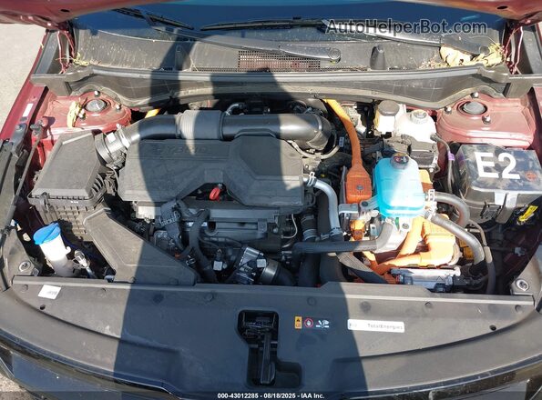 KNDPZDDHXS7212250 2025 KIA SPORTAGE PLUG-IN HYBRID Бордовый Вид сзади