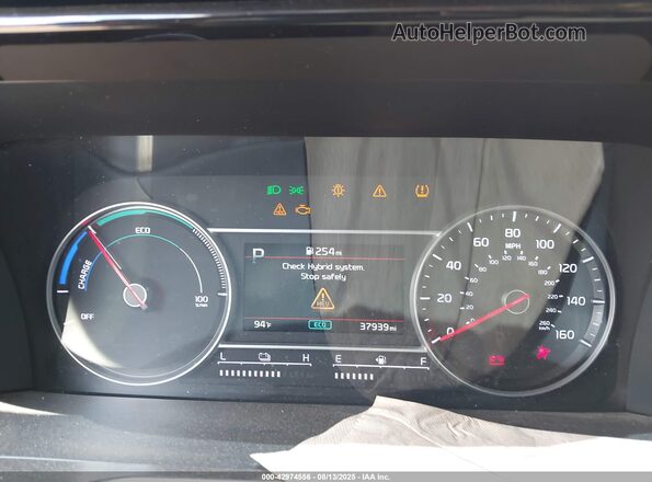 KNDRG4LG4M5036897 2021 KIA SORENTO HYBRID Красный Вид задних сидений