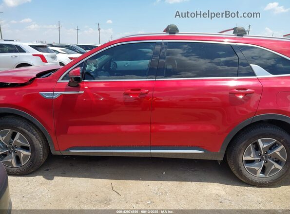 KNDRG4LG4M5036897 2021 KIA SORENTO HYBRID Красный 