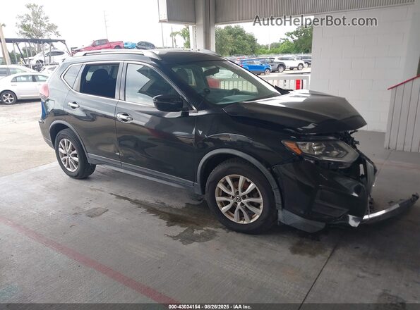 KNMAT2MT0JP514886 2018 NISSAN ROGUE Черный Передняя правая четверть