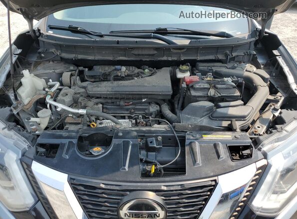 KNMAT2MV3JP519243 2018 NISSAN ROGUE Gray Widok komory silnika